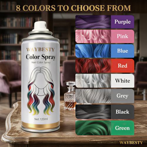Washable Temporary Hair Color Spray for Kids & Adults - Blue, 4.06 oz