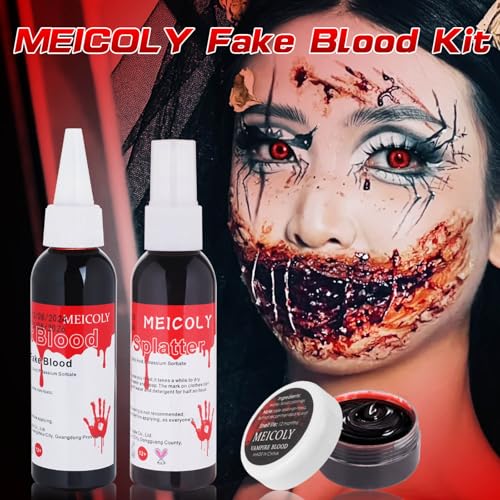 Halloween Fake Blood Makeup Kit – SFX Special Effects Set