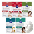 MISS SPA Hydrating & Brightening Sheet Mask Set Facial Masks for Women Exfoliating, Moisturizing Anti-Aging Skincare Bundle Nourishing Masks Dermatologist Tested 5-Pack