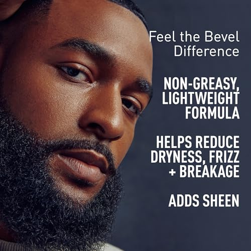 Bevel Beard Oil for Men - Moisturizing Beard Oil with Jojoba Oil and Argan Oil, Adds Shine and Helps Prevent Dryness, Frizz and Breakage, 1 Oz (Packaging May Vary)