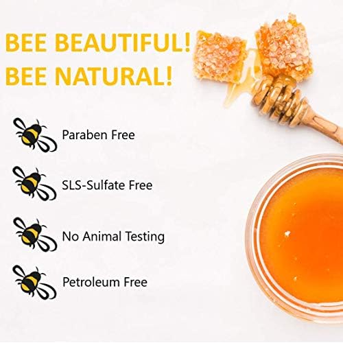 Bee by the Sea Honey and Sea Buckthorn Body Butter Cream for Dry Skin, 6 oz