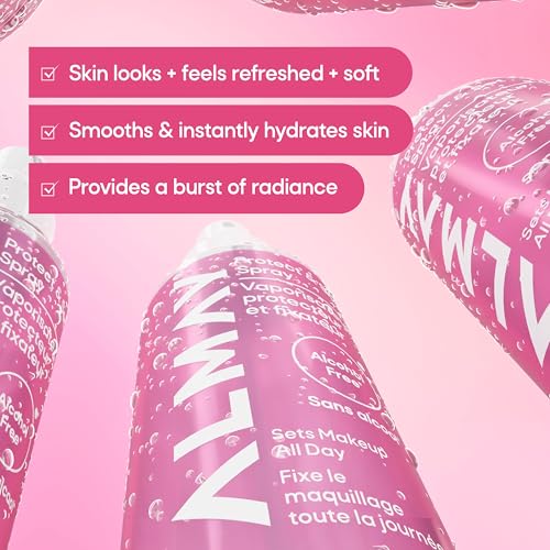 Almay Protect & Set Spray, Hydrating Makeup Setting Spray, Vegan Face Mist, 100, 2.7 fl oz