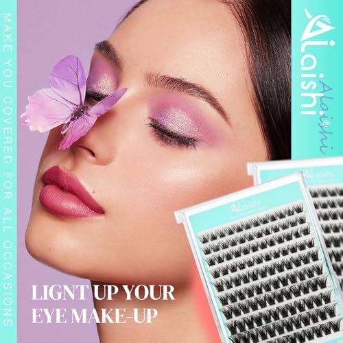 Self-Adhesive Lash Clusters Kit - 120pcs No Glue Eyelashes