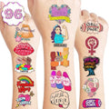96PCS Feminist Temporary Tattoos - Women Power Party Favors