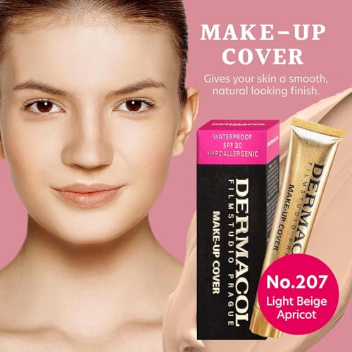 Dermacol Full Coverage Foundation 13g - Waterproof Matte Makeup SPF 30