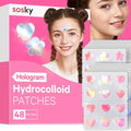 Sosky Hologram Acne Patches with Salicylic Acid, 48 Count