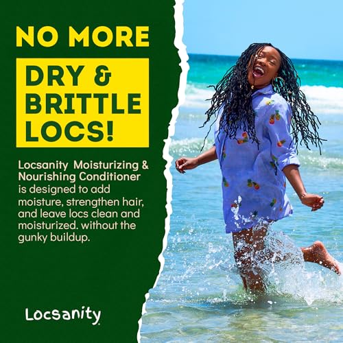 Locsanity Rosewater Peppermint 2-in-1 Shampoo & Conditioner for Locs