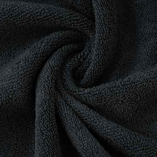 POLYTE Professional Quick Dry Lint Free Microfiber Hair Drying Salon Towel, 20 x 40 in, 2 Pack