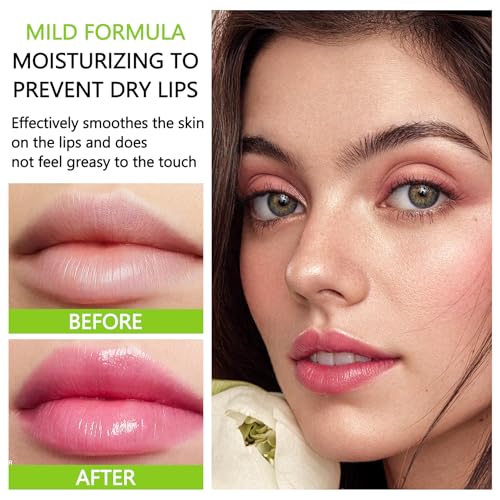 3PCS Aloe Vera Color Changing Lipstick,Crystal Jelly Tinted Lip Balm,Magic Color Change Lipgloss Set,Hydrating Lip Balm,Long-lasting Waterproofing Lipstick for Makeup
