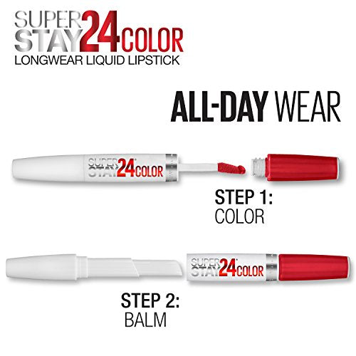 Maybelline SuperStay 24, 2-Step Liquid Lipstick, Loaded Latte