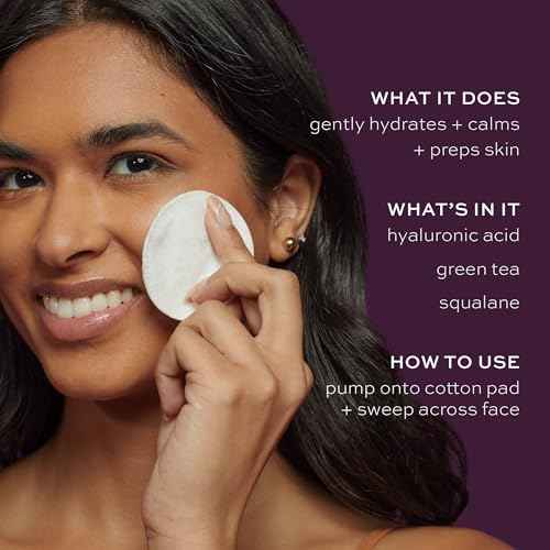 ITK Hydrating Hyaluronic Acid Milky Face Toner for Dry Skin + Redness with Green Tea + Squalane - Prep, Tone + Calm Skin for Women - Soothing Vegan Moisturizing Facial Toner - 5 oz.