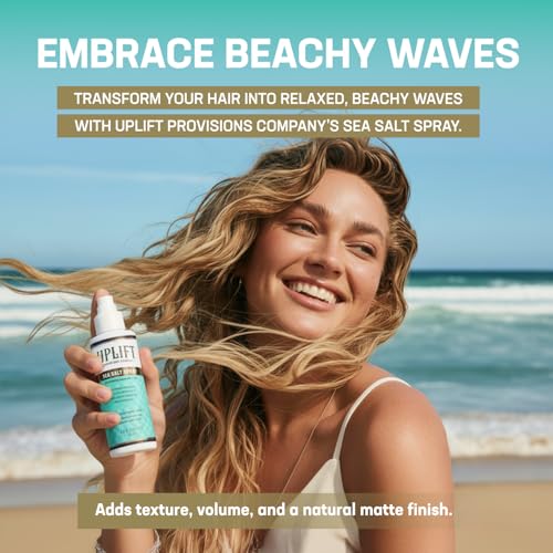 Uplift Sea Salt Spray for Beach Waves & Volume - 5.5 oz