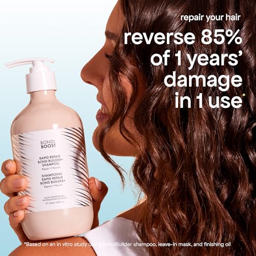 BondiBoost Repair Bond Builder Shampoo & Conditioner Set - Strengthening Hair Care