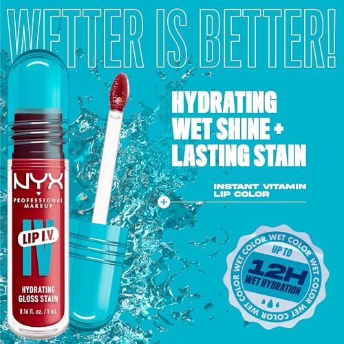 NYX Lip IV Hydrating Glossy Lip Stain - Berry Thirsty