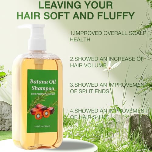 Batana & Rosemary Oil Shampoo for Hair Growth & Repair