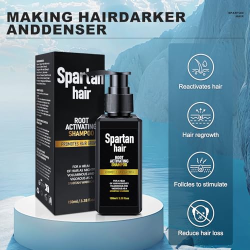 SPARTAN HAIR Men & Women Strengthening & Smoothing Shampoo for Thinning Gray Hair