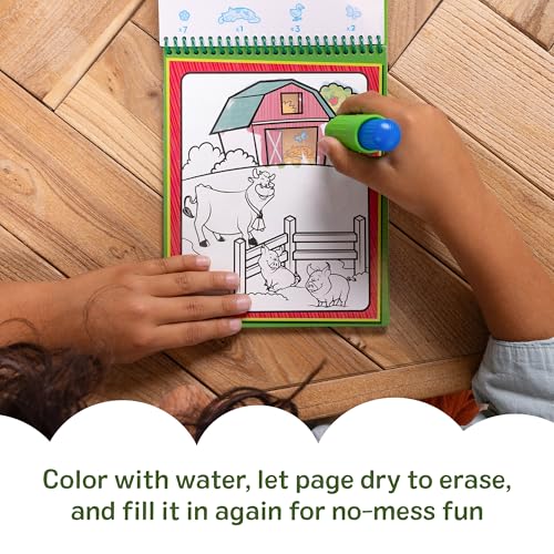 Melissa & Doug Water Wow! Reusable Water Coloring Book for Kids Ages 3+