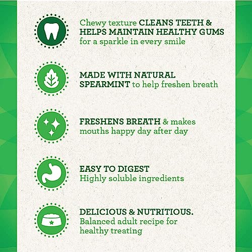 Greenies Fresh Dental Treats for Dogs Teenies - 43 Pack - (Dogs 5-15 lbs) - Pack of 2