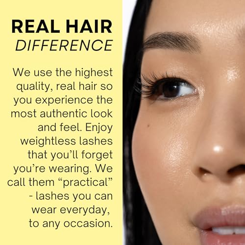 Lashes for Hooded Eyes | Weightless Hybrid Mink-Style 28mm