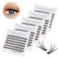 Bodemrincer 20 Root Thickness 0.07mm C Curl 8-10-12-14-16mm MIX 7D/10/12/20/30/40/50/60D 3D Individual Eyelashes Extension Soft Black Fake False Eye Lashes Tools (5 PACKS-10MM)