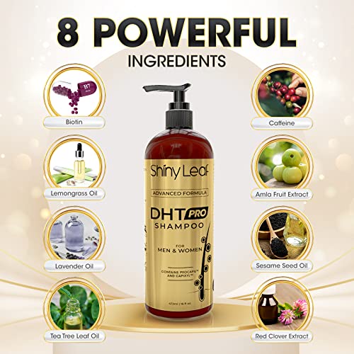 Shiny Leaf DHT Pro Shampoo for Thinning Hair, 16 oz