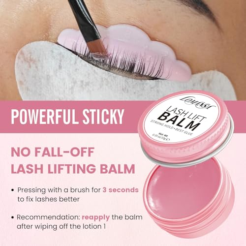 Lash Lift Glue Balm 10g - Rose Scented Lash Perm Adhesive