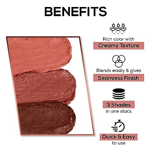 RENEE Glam Stack 3-In-1 Lip & Cheek Tint - 4.5g