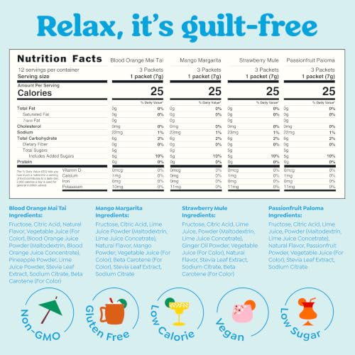 Craftmix Variety Pack Cocktail & Mocktail Mixer - 12 Pack