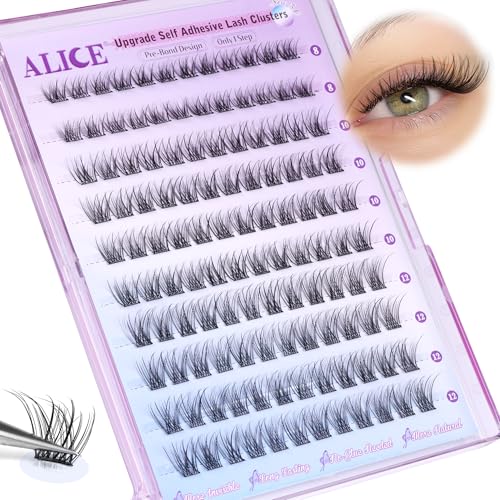 Self Adhesive Eyelashes Clusters 8-12mm C Curl 120pcs
