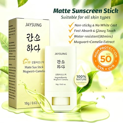 Matte Korean Sunscreen Stick SPF50+ Broad Spectrum