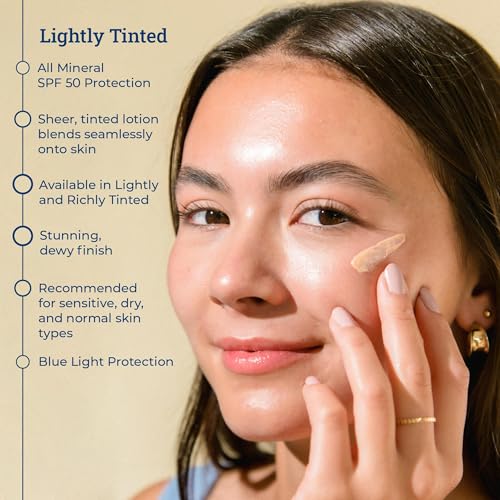 CoTZ Skincare | Flawless Complexion | Lightly Tinted | Facial Mineral Sunscreen Broad Spectrum SPF 50; 2.5 oz / 70 g
