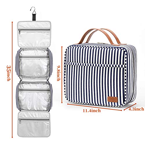 Bosidu Hanging Travel Toiletry Bag - Large Capacity Organizer