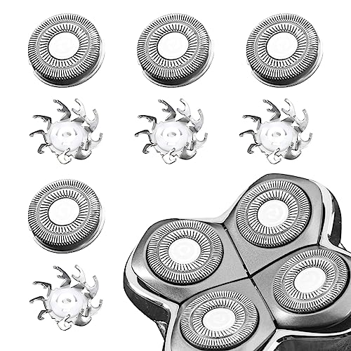 VRMETA 4 PCS Shaver Head Replacement Blades for Skull Pitbull Carver PRO 4 Electric Razor Replacement head