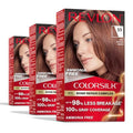 Revlon ColorSilk Hair Dye with Bond Repair 55 Light Reddish Brown 3 Pack