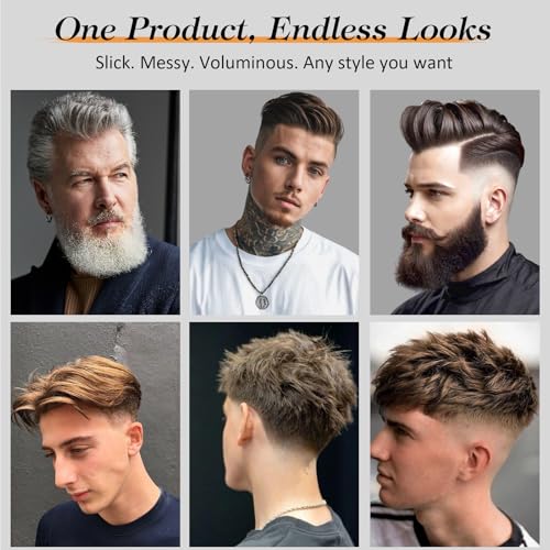 Men's Matte Hair Clay – Strong Hold, Flake-Free