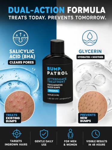 Bump Patrol Aftershave Serum 0.5 fl oz for Razor Bumps & Irritation
