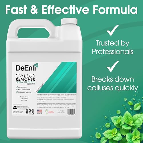 Extra Strength Foot Callus Remover Gel - 128oz Cool Mint