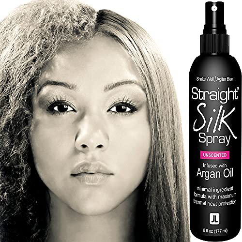 Straight Silk Spray with Moroccan Argan Oil - Heat Protectant 6oz