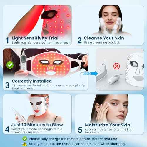 Red Light Therapy for Face, Advanced LED Face Mask Light Therapy, red light therapy Mask - Red, Blue & Infrared Light Therapy for Acne, Wrinkles & Skin Rejuvenation