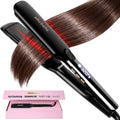 Ella Bella Titanium Flat Iron Hair Straightener 1.8 Inch Plate Infrared Black