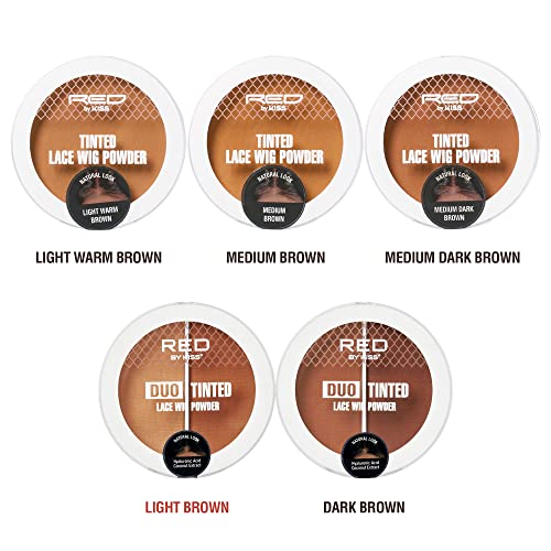 Red by Kiss Lace Wig Brush Tinted Powder Duo Set
