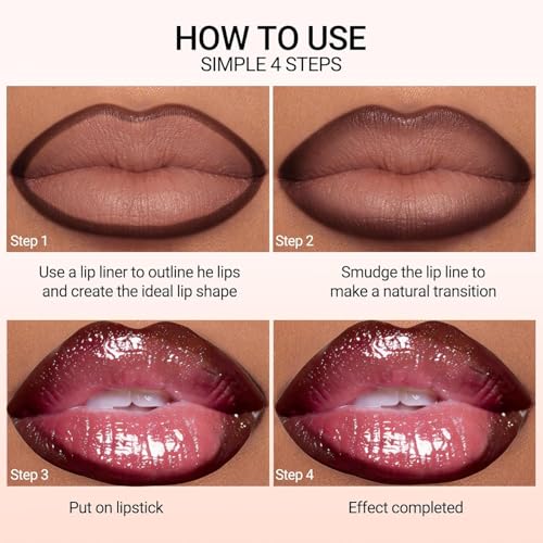Baorder 2PC Lip Gloss & Liner Set - BabyPink