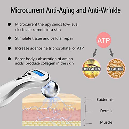 4D Microcurrent Face Lift Massager with Vibration & Light Therapy