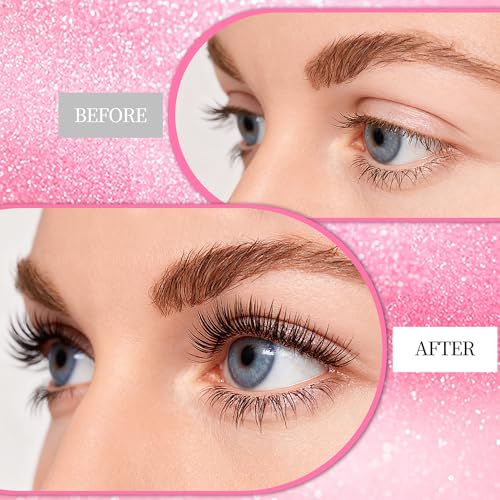 8mm Wispy Lash Clusters - 140 Pcs C Curl Eyelash Extensions