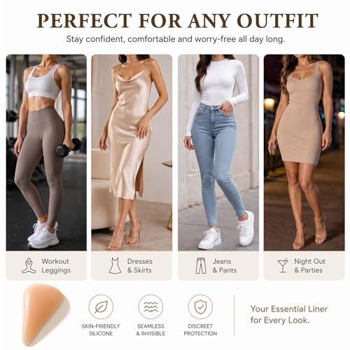 Camel Toe Concealer Silicone Hider 3-Pack for Leggings