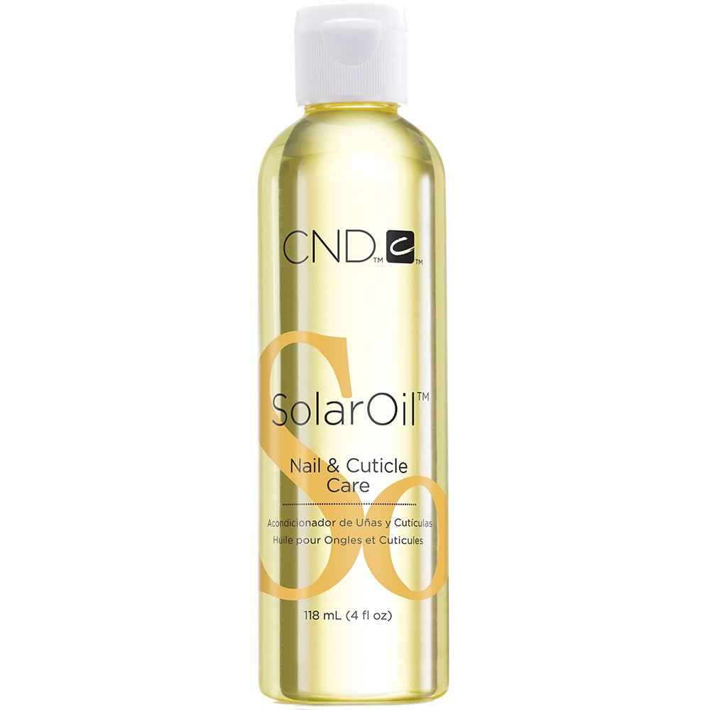 CND Nail & Cuticle Care, SolarOil for Dry, Damaged Cuticles, Infused with Jojoba Oil & Vitamin E for Healthier, Stronger Nails, 4 Fl Oz