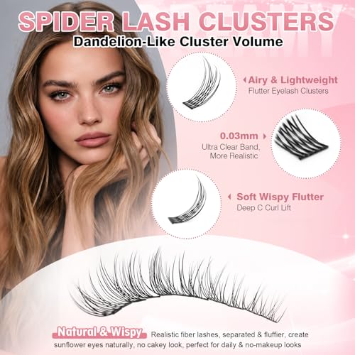 Spider Lash Clusters Kit 10-14mm DIY Eyelash Extensions
