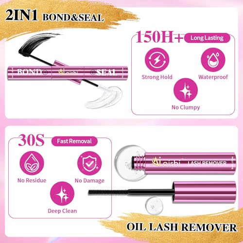 Lash Bond and Seal Kit with Remover - 150H Waterproof Hold