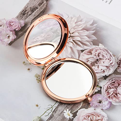 WSNANG Mother of The Bride Makeup Mirror to My Mother Compact Mirror Gifts for Mom Sentimental Gifts Wedding Keepsake Gift (to Mother Mirror)