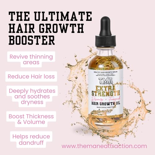 Extra-Strength Herbal Hair Growth Oil - 2 Fl Oz | Nourishing Blend for All Hair Types